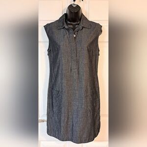 Calvin Klein Dark Gray Sleeveless Shift Dress